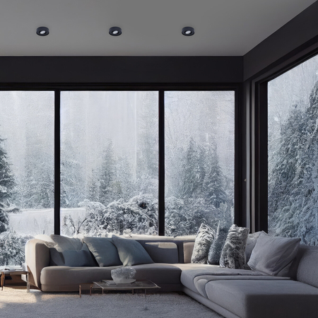 Milagro Oprawa Podtynkowa Nusa Round Black ML0022 CZARNY