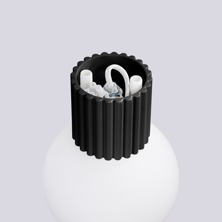 Sollux Lighting Kinkiet HALO czarny IP44 SL.1712