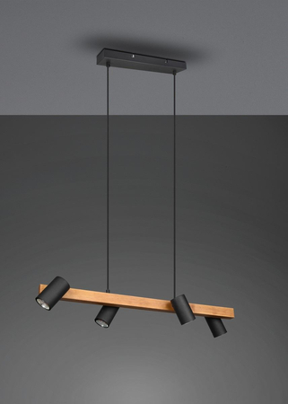Lampa wisząca Trio 312490432 czarny