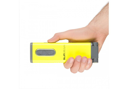 Mactronic Professional Line PWL0101 Ładowalna lampa warsztatowa z hakiem i magnesem, 800 lm, SlimBEAM