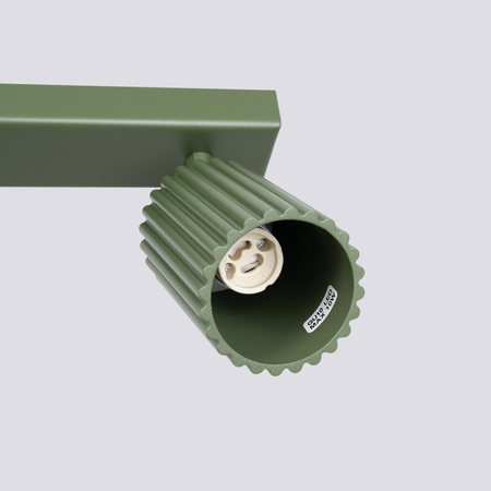 Sollux Lighting Plafon KARBON 2 zielony oliwkowy SL.1618