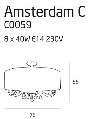 Plafon Maxlight C0059 Amsterdam