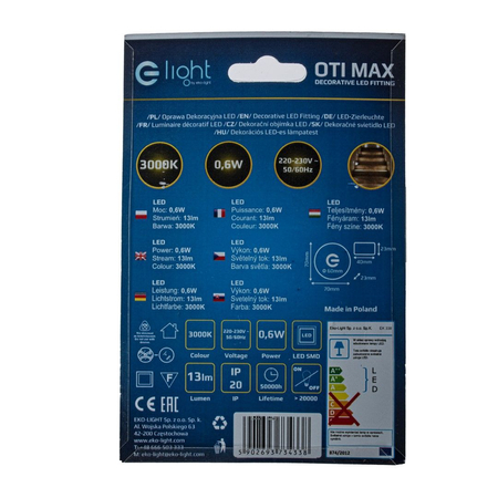Oprawa schodowa LED Eko-light EKS4338 Oti max