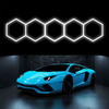 Lampa LED Hexagon Blaupunkt 151W geometryczny panel sufitowy led 4000K CRI90 w kształcie plastra miodu