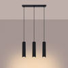 Sollux Lighting Lampa wisząca KARBON 3L czarny SL.1575