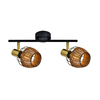 Lampa sufitowa COPA Zuma Line R5022003-2TU czarny/złoty