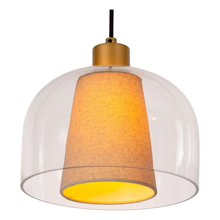 Lampa wisząca Lucide GUNHILD 30460/03/60 beżowy/złoty