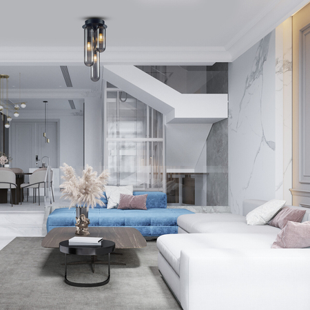 Milagro Lampa sufitowa PAX BLACK 3xG9 ML0339 CZARNY