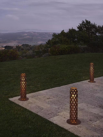 Lampa zewnętrzna Slamp CHARLOTTE OUTDOOR - CORTEN M CHRBM00CRT000LDOUDEU stalowy