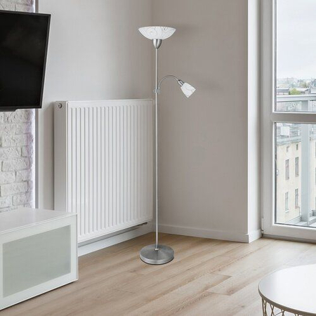 Lampa podłogowa Rabalux Harmony 4091 chrom satyna