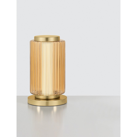 Lampa stołowa Luces Exclusivas TABRUNO LE45171 złoty i odcienie złota