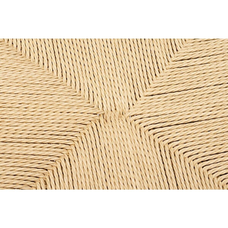 Krzesło WISHBONE natural - drewno bukowe, naturalne włókno