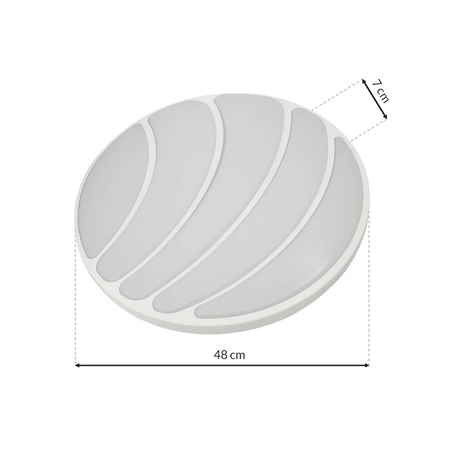 Plafon LED Milagro ML6171 Shell