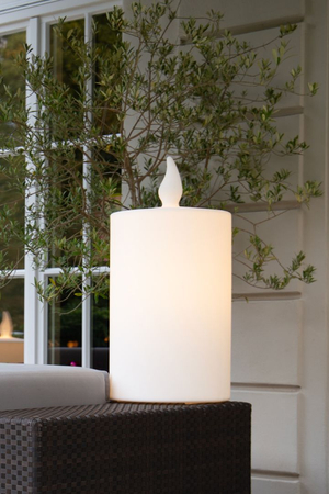 Świeca LED Lampa zewnęrzna ogrodowa 2700K Biała ciepła Ø80 32732W biały