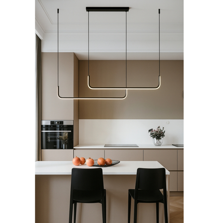 Lampa wisząca Abigali Nikon 36W nowoczesna czarna