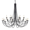 Żyrandol Elstead Lighting Carisbrooke czarny CB18-BLACK