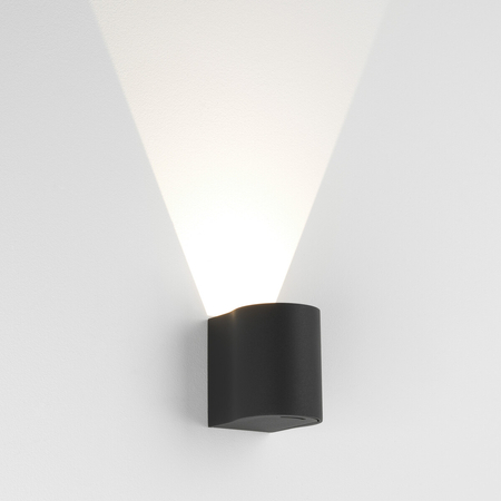 Kinkiet zewnętrzny Astro Dunbar 100 LED 1384003 Czarny z Teksturą