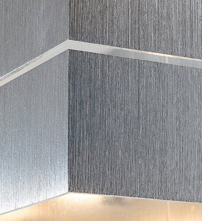 Kinkiet Rabalux Kaunas 7019 szczotkowane aluminium