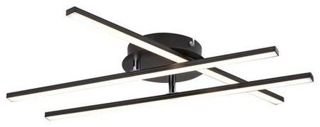 Lampa sufitowa Rabalux Svetlana 3514 czarny matowy