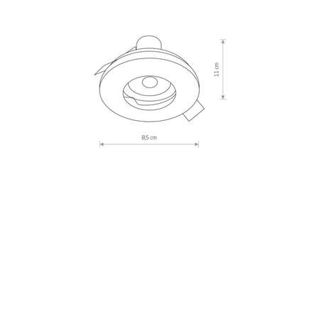 Oczko JULIET Nowodvorski 7664 chrom