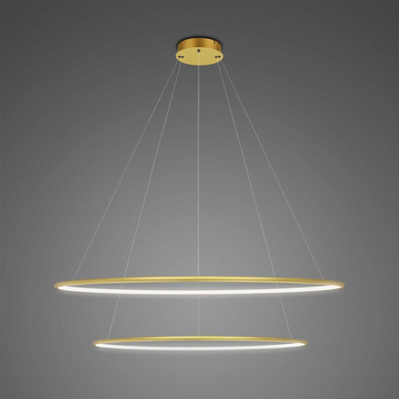 Lampa Ledowe Okręgi No.2 80cm 4k złota Dali