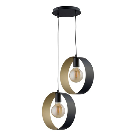 Sigma 32284 HAPPY 2 czarny/złoty lampa wisząca