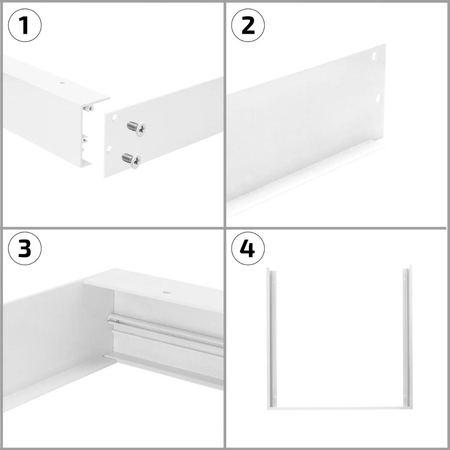 Panel LED Greenie 120x30cm 40W 4000lm LIFUD + Zestaw Natynkowy