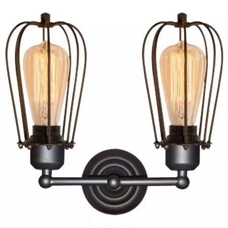 Kopenhagen Loft SZAROBRĄZOWY D Kinkiet