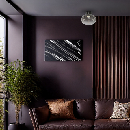 Milagro Lampa sufitowa VASO SMOKED 4W ML1409 CZARNY