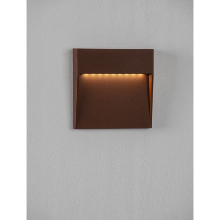 Kinkiet zewnętrzny Luces Exclusivas LORCENA LE75298 brązowy i odcienie brązu
