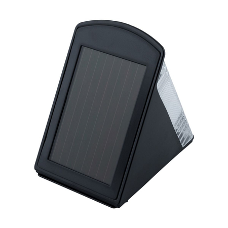 Solarna lampa fasadowa LED Greenie Solar Black