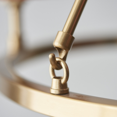 Lampa wisząca Endon Lighting Chester 111202 mosiądz