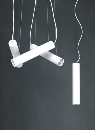 Lampa wisząca MILE WHITE Kaja K-4417 biały