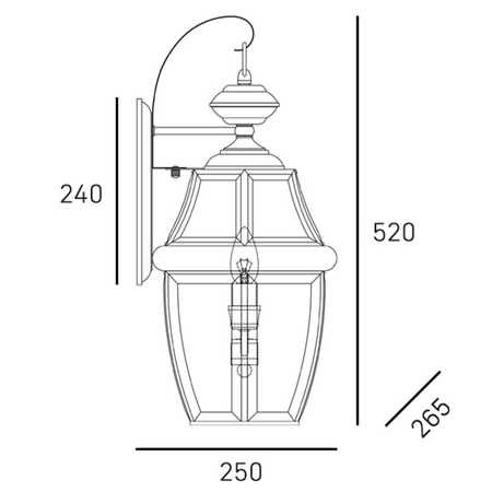 Cosmo Light Kinkiet WHITLEY W02071AU