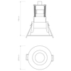 Spot Astro Minima Mini 1249052 Matowy Biały