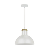 Lampa wisząca Zuma Line JOSE P15079-D22 WHITE / WOODEN