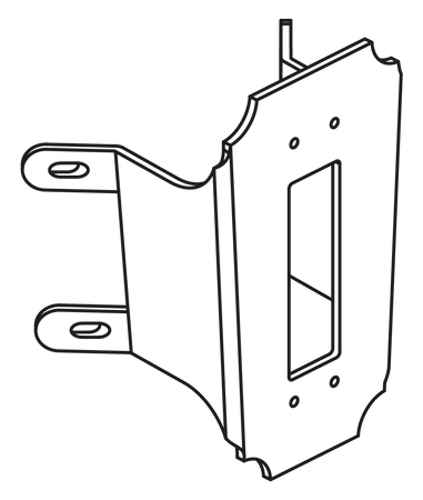 CORNER BRACKET 150 WHITE