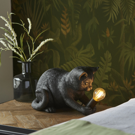 Lampa stołowa Endon Lighting Kitten 107390 czarny