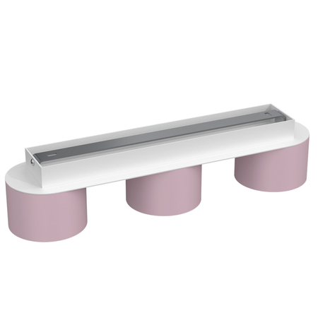 Milagro Lampa sufitowa Dixie 3xGX53 Różowy/Biały MLP7555 RÓŻOWY / BIAŁY