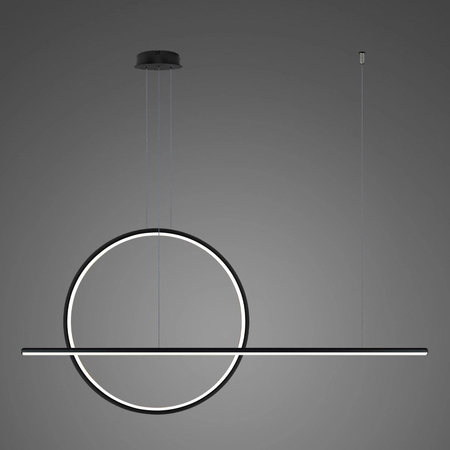 Lampa wisząca Linea No.2 B 80cm czarna 3k