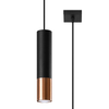 Sollux Lighting Lampa wisząca LOOPEZ 1 czarny/miedź SL.0946