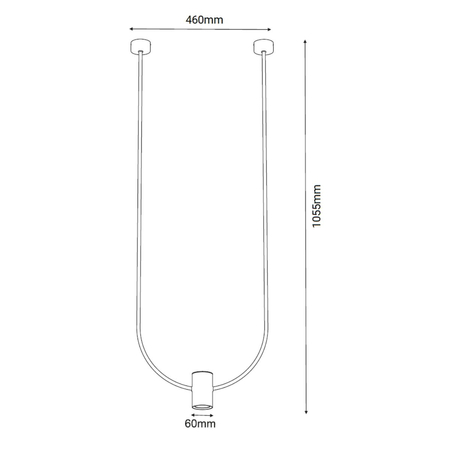 Lampa wisząca Shilo No.C 460 mm 5085