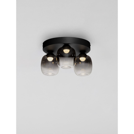 Lampa sufitowa Luces Exclusivas LE44241 czarny, szary i odcienie szarości