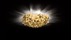 Lampa sufitowa Slamp VELI - GOLD M VELCM00GLD00000000EU złoty