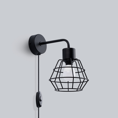 Sollux Lighting Kinkiet SUBA czarny SL.1164