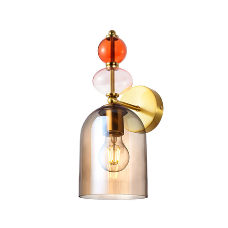 Light Prestige Kinkiet Tropea bursztynowy 1xE27 LP-2004/1W AM