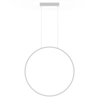 Lampa wisząca Mirror duża 1xLED biała LP-999/1P L WH