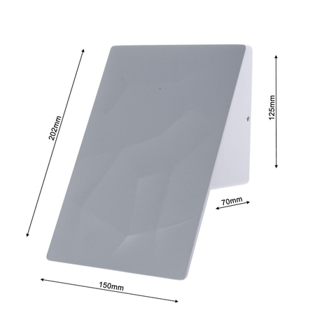 Milagro OPRAWA ELEWACYJNA 10W LED CRACKS ML094 BIAŁY