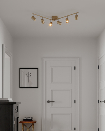 Lampa sufitowa By Rydens Correct 6-lights 4202100-6501 złoty