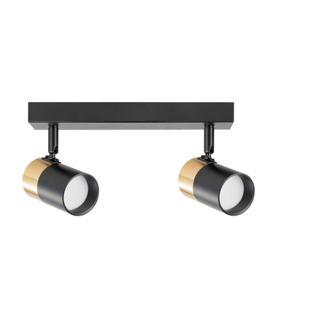 Kinkiet Zuma Line OB-2204BD-2-BK FORI LISTWA CZARNA-ZŁOTA/BLACK-GOLD
